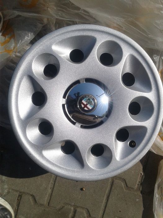 4 Felgi 15 stalowe jak Alufelgi Kołpaki Oryginał ALFA ROMEO 5x98 ET37
