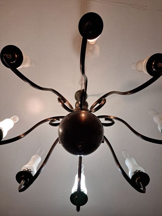 Brown ceiling lamp.424833000229447681