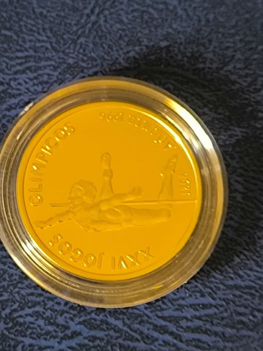 Moeda de prata PROOF – 200$00 – XXVI Jogos Olímpicos Atlanta – 1996