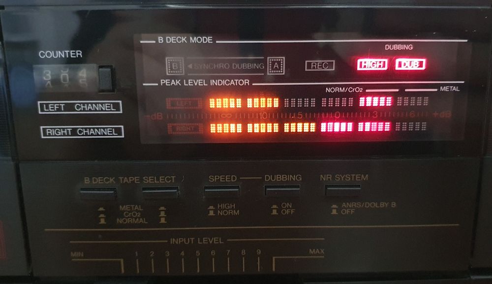 JVC TD-W110 Magnetofon, Deck