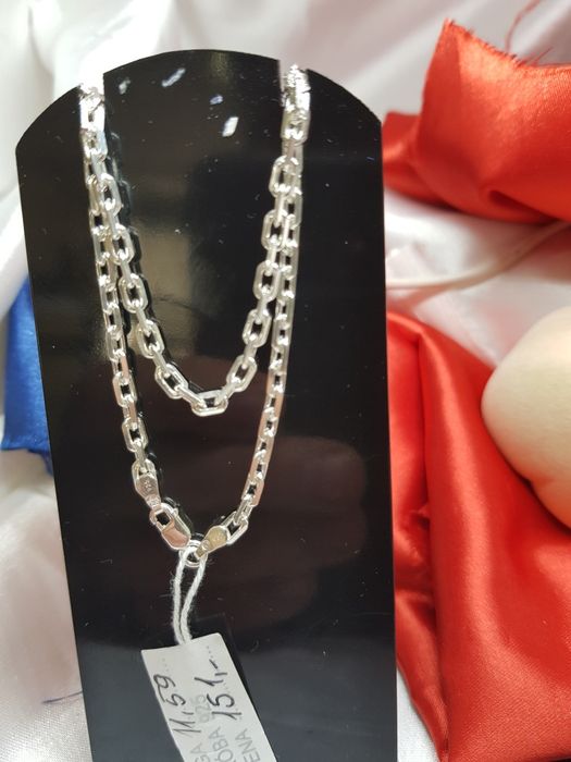 Srebrny łańcuszek splot ankier srebro 925 długość 50cm