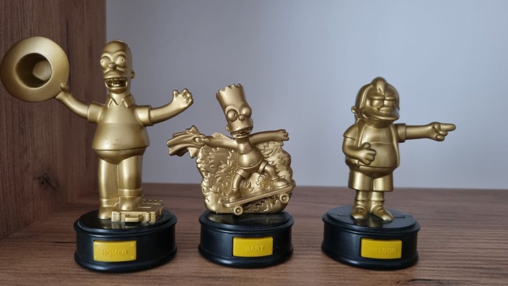 Zabawki Simpsonowie burger King 2007 grajace