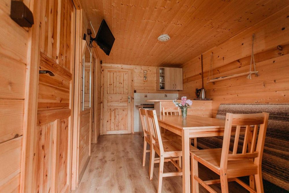 Noclegi domki letniskowe nad strumykiem Bieszczady
