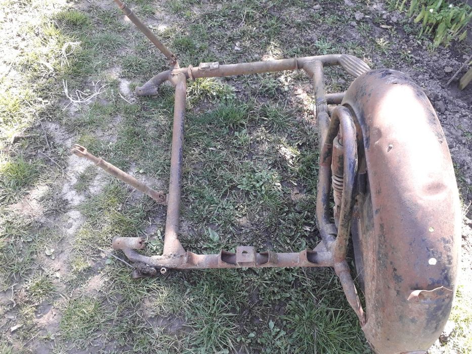 Коляска рама мт днепр мото