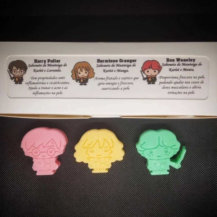Sabonetes de Manteiga de Karité - Harry Potter