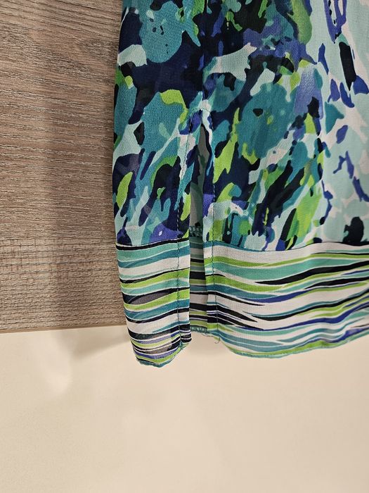 Kolorowa transparentna tunika