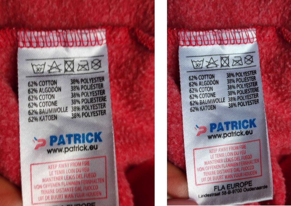 Patrick sportowa bluza zasuwana z kapturem kieszenie ocieplana