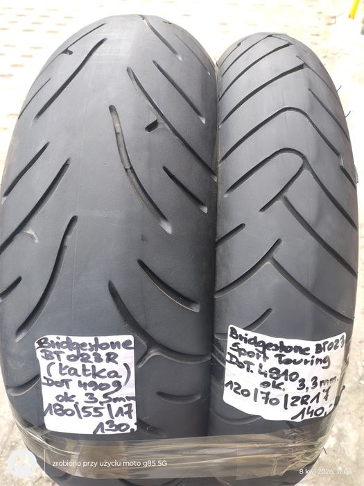 170/60/18 Dunlop 180/55/17 120/70/17 140/80/17 130/70/16 170/80/15 110/90/18