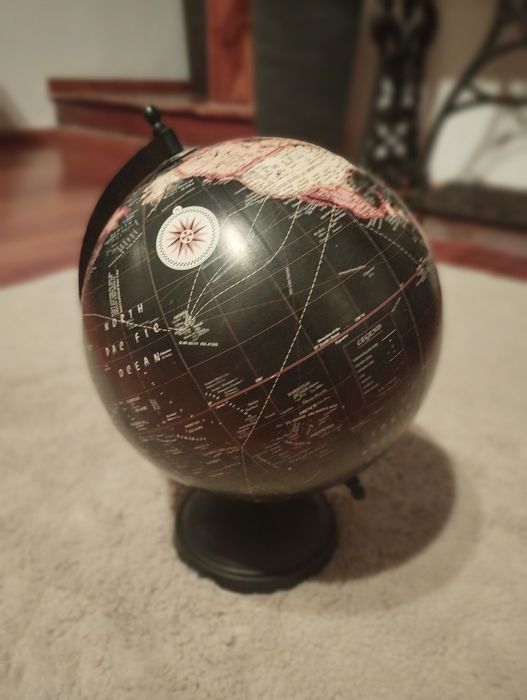 Globus czarny 30 cm