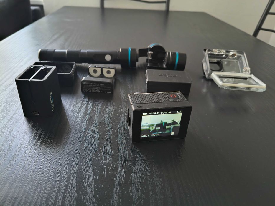 GoPro HERO4 Silver + microSD 64GB + аквабокс + стабілізатор