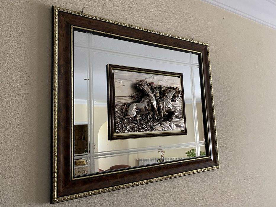 Quadro de vidro para sala