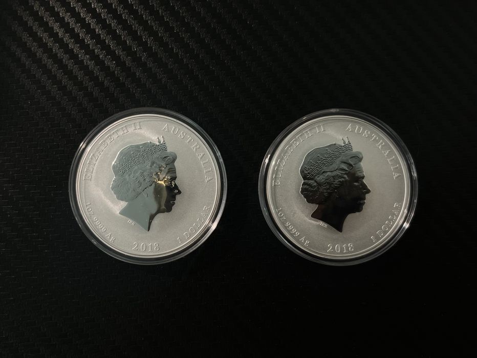 Срібна монета, інвестиційна AUSTRALIA year of the Dog 2018