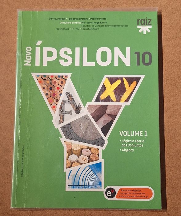 Manuais de Matemática Ípsilon 10°Ano