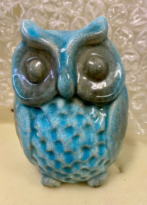 Mocho Azul Decorativo