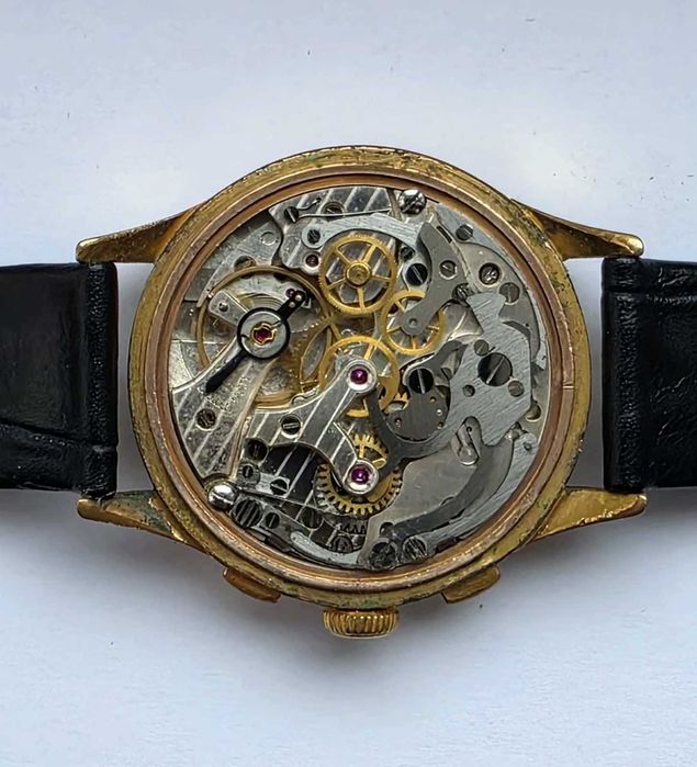 Vintage Novelia Chronomètre | Black Gilt Dial | Fancy Lugs | 1950s