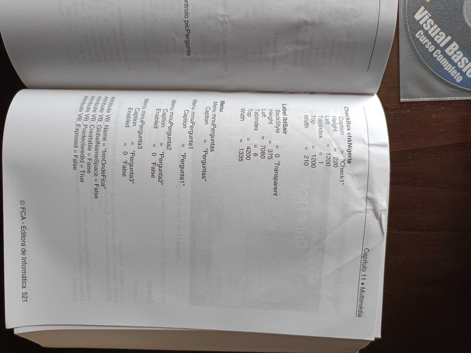 Livro Visual Basic 6 contém CD