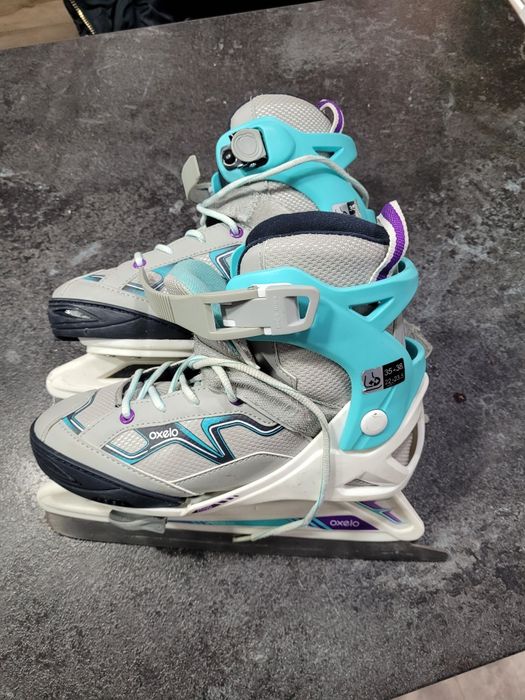 Łyżwy dziecięce Oxelo rozmiar 35 do 38