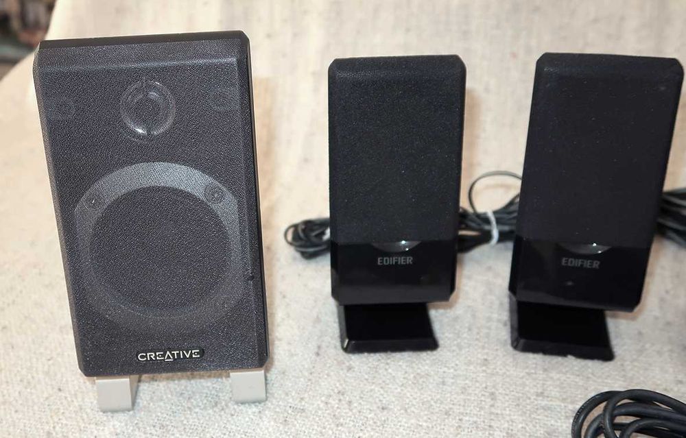 Colunas subwoofer Som Creative Labs, Sony e Edifier