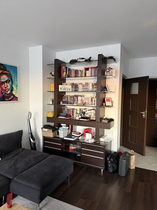 Regał na ksiażki ozdoby do salonu