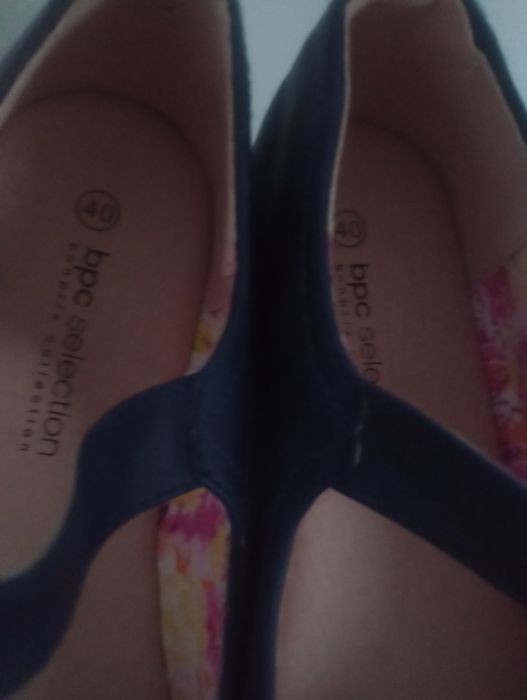 Bonprix espadryle granatowe praktycznie nowe 40 rozmiar