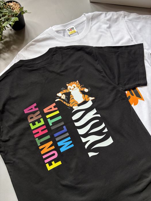 ‼️РОЗПРОДАЖ‼️ Футболка Bape Tiger / Бейп тайгер / бейп тигр / бейп с тигром / бейп з тигром чорна / біла