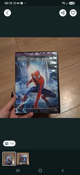 Spider man film DVD