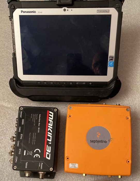 Sterowanie koparki 3d septentrio mackin