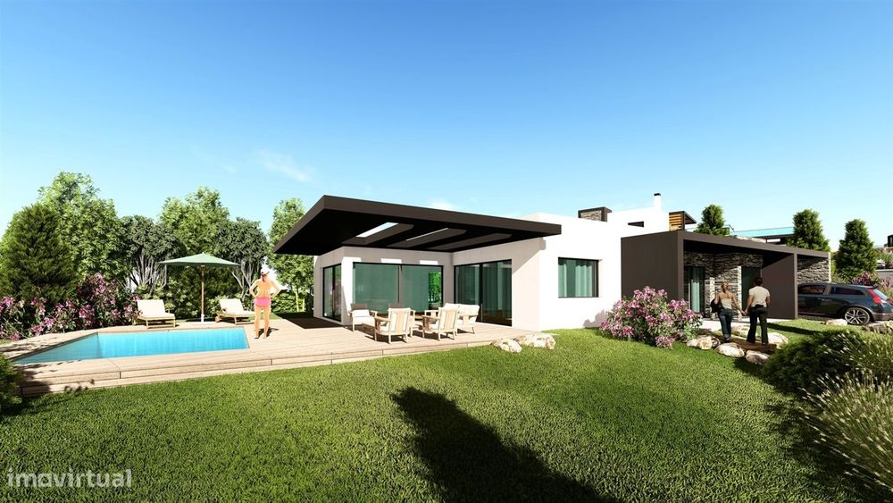 Single-story 3-bedroom homes located 10 minutes from São Martinho do Porto Bay