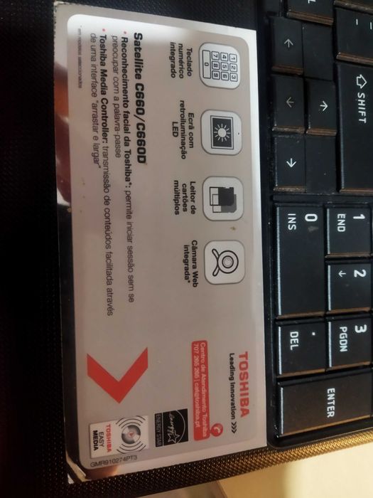 Portátil Toshiba satellite C660D-1C7
