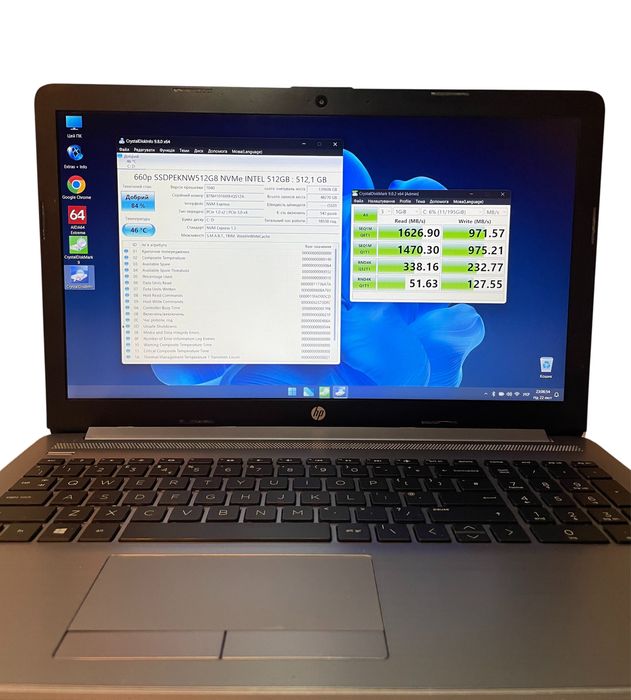 Ноутбук HP 255 G7 Ryzen 5 3500U 8GB DDR4 512GB NVMe SSD Windows 11 Pro