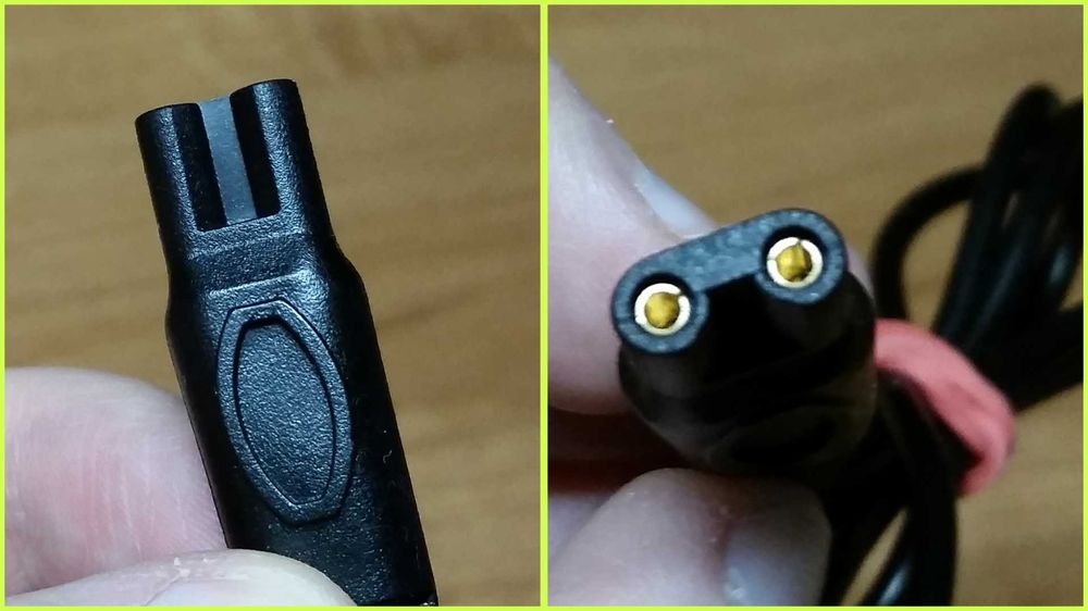 USB кабель зарядка триммера / бритвы (2 pin) 6мм между контактами
