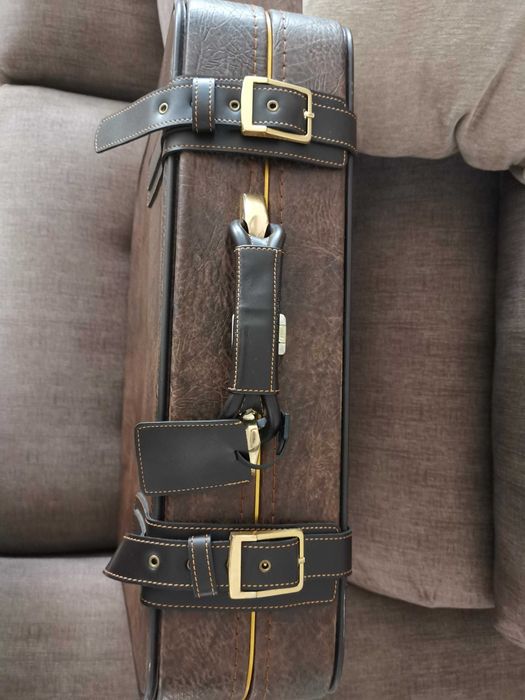 Mala de viagem castanha