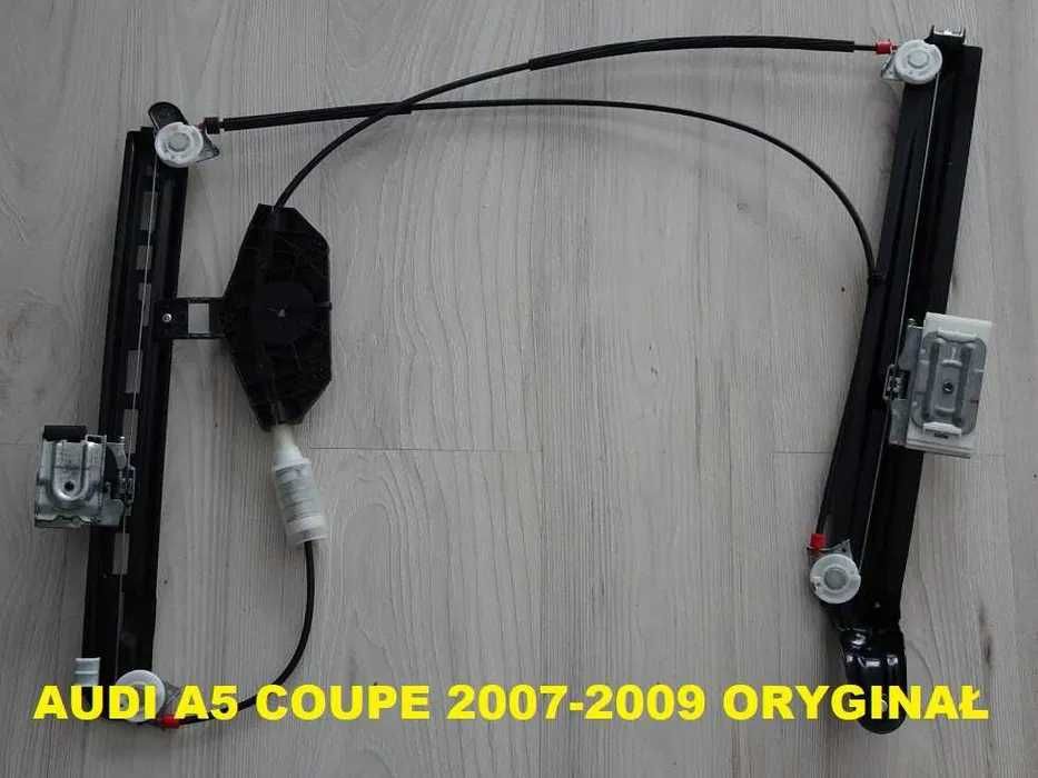 Podnośnik Mechanizm Szyby Audi A5 Coupe 8T0837461B Lewy 2007-2009 [5a]