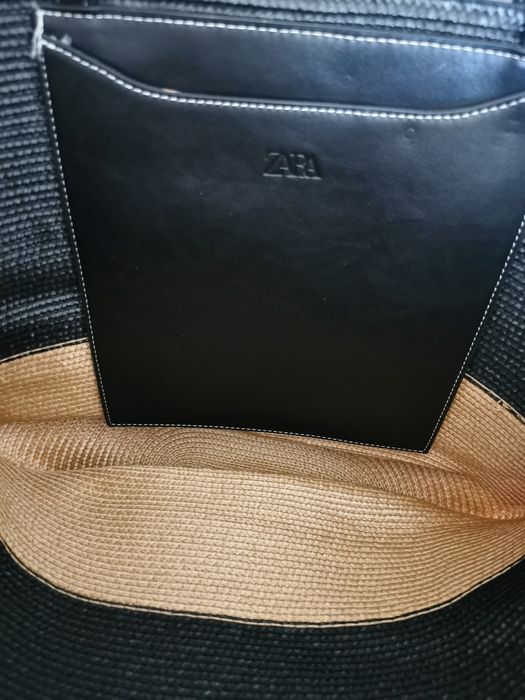 Duża torba Zara torebka kosz koszyk