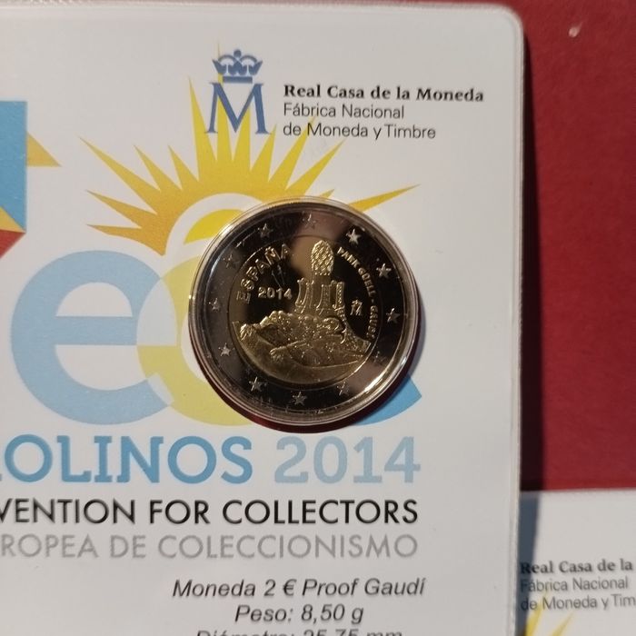 Moeda Coincard ESPANHA 2014 Torremolinos