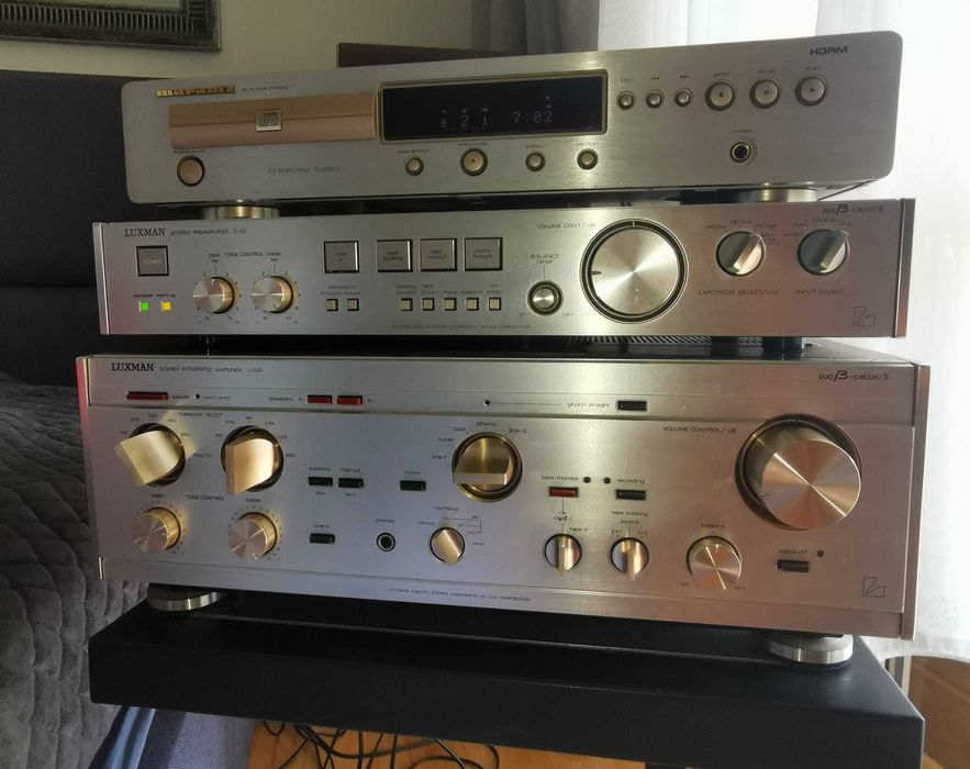 Zestaw stereo hifi  Luxman Revox