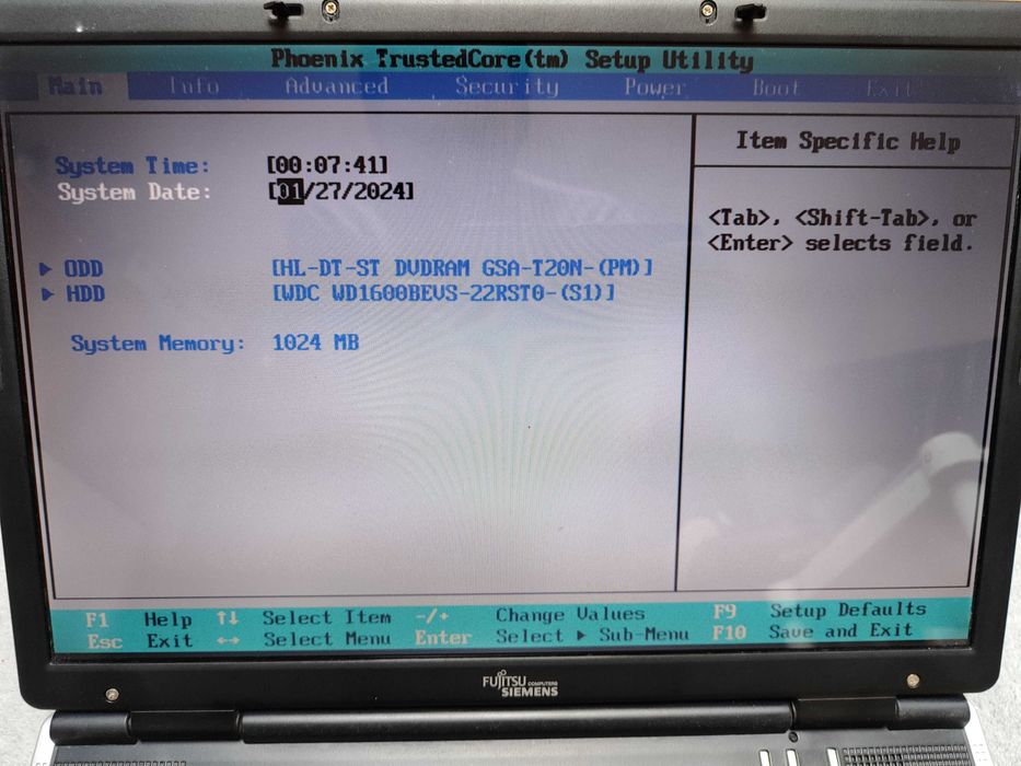 Portatil Fujitsu Siemens Amilo Pi 2515