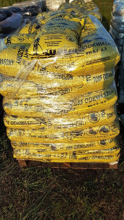 Torf Odkwaszony Ziemia ogrodowa kora nawóz obornik humus iglaków