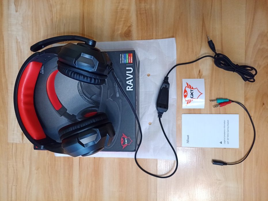 Продам игровые наушники с микрофоном RAVU GXT 307