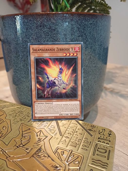 Carta Yu-Gi-Oh! - Salamagrande Zebroide X - 1ª Edição