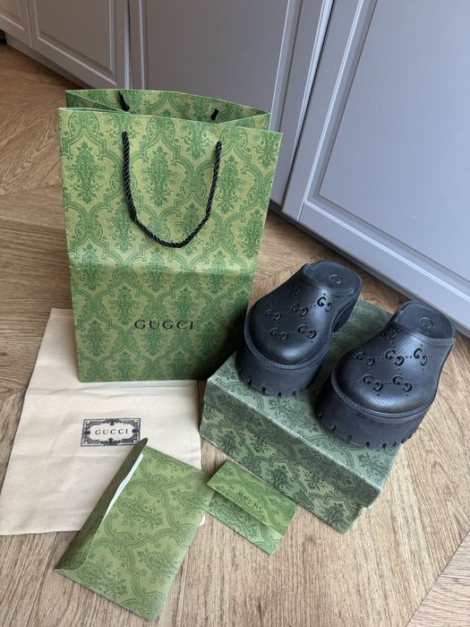 Gucci rubber platform