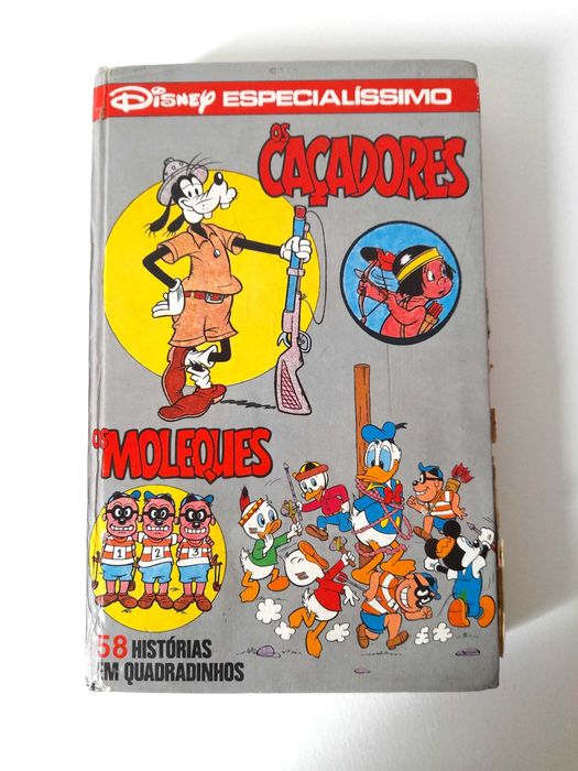 Livro Vintage de BD Disney Especialíssimo Número 5 Coleção Anos 80