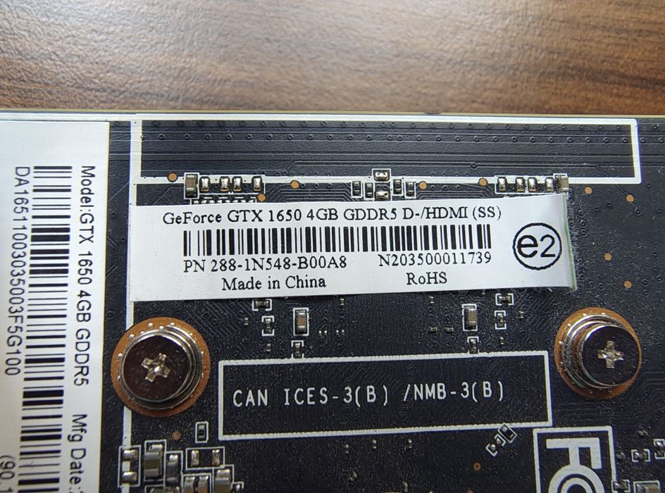 Karta graficzna Acer GeForce GTX 1650 4GB GDDR5