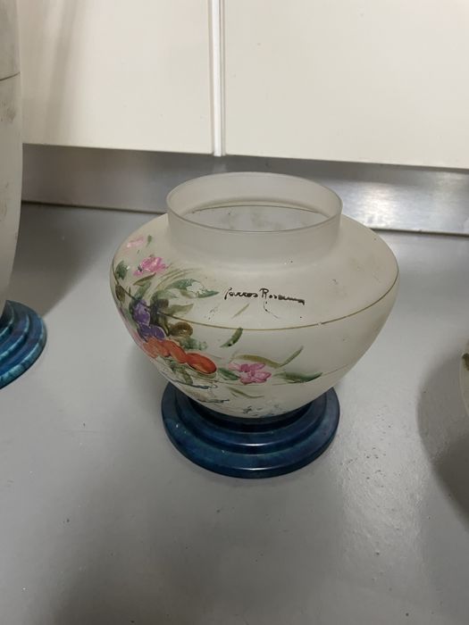 Peças de decoração pintadas á mão