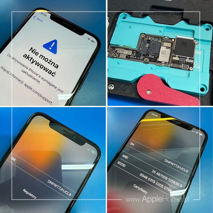 PROFESJONALNA naprawa iPhone po zalaniu MacBook URSYNÓW / WOLA