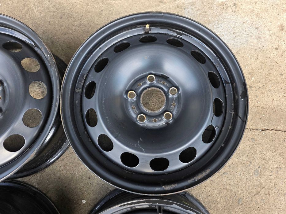 Oryginalne felgi stalowe VW AG 16" 5x112 ET 46 Golf Audi A3 Seat Leon Skoda Octavia
