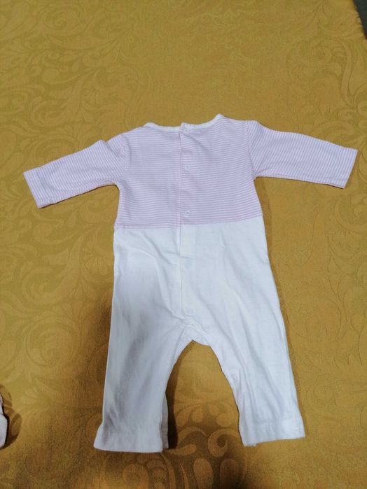 3 babygrows, Chicco, até 1 mês