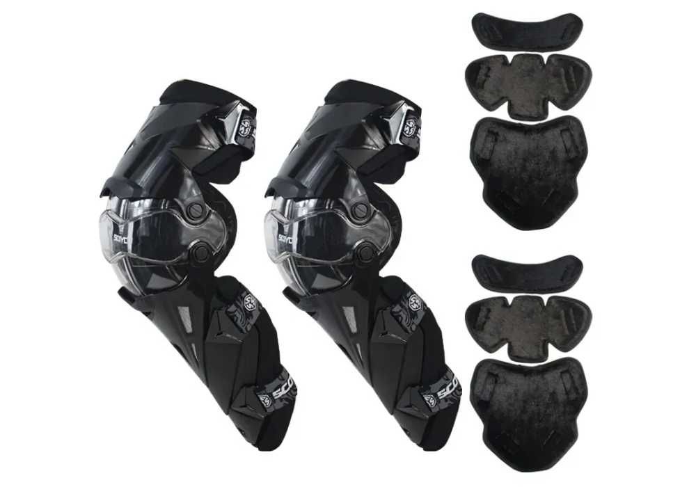 Мотонаколінники Scoyco K12 Black, оригінал в АртМото Київ правий берег