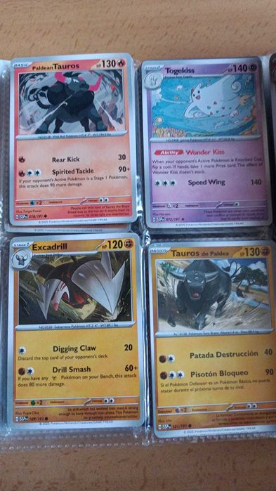 Pokemon - conjunto de cartas