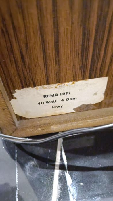 Kolumny/głośniki REMA HiFi